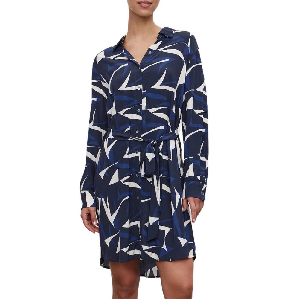 NEW VELVET BY GRAHAM & SPENCER dacey dress in navy/ecru